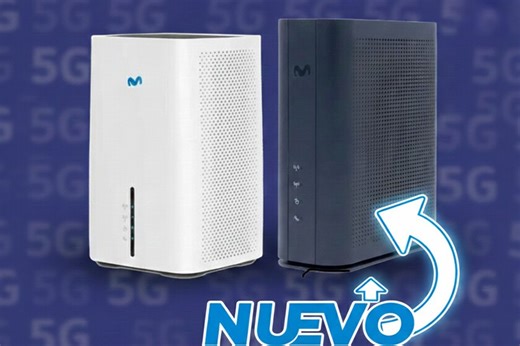 A falta de fibra, bueno es el 5G. Movistar acaba de lanzar un router para zonas desconectadas