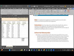 Week 3: 3.4.2 Creating a Customer Tracking Worksheet for Kalto Security Outlet