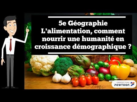 5e Géographie / L'alimentation, comment nourrir une humanité en croissance démographique ?