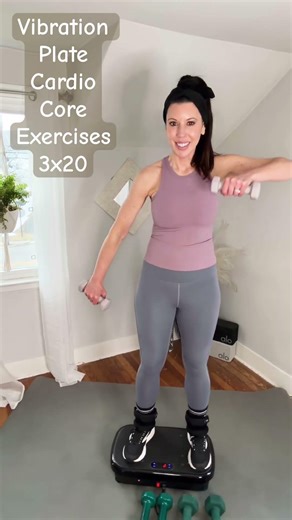 Vibration Plate Cardio Core Burner #vibrationplateexercises #coreworkout #vibrationplateworkout