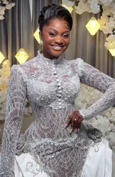 An Extremely Gorgeous Bride in her Luxurious Wedding Gown. #watchtillend