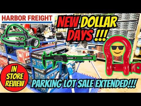 NEW Harbor Freight Coupons Just Dropped +Parking Lot Sale Extended!