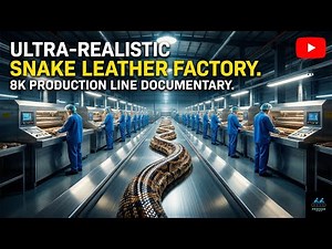 Inside the Snake Leather Factory — FULL PROCESS: From Snake Skin to Luxury Material