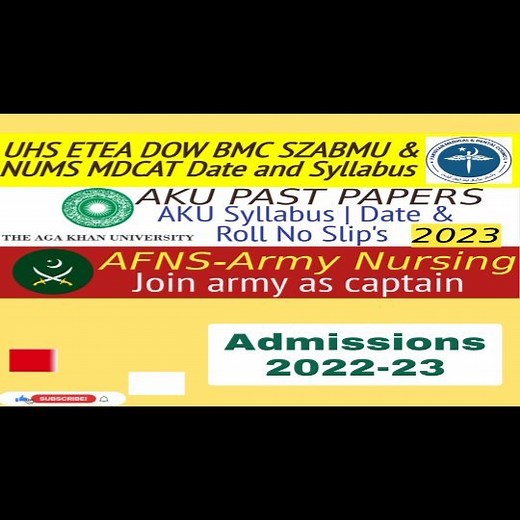 NUMS and PMDC MDCAT Entry Test Preparation on Reels