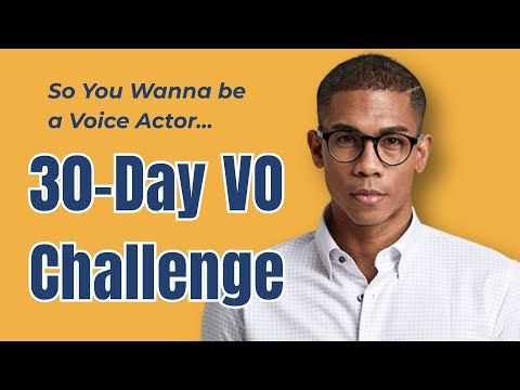 Aspiring Voice Actor 30-Day VO Challenge for 2026 New Year's Resolutions