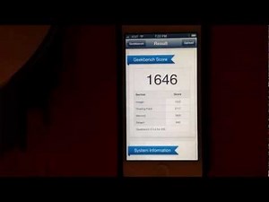 iPhone 5: Geekbench Speed Test