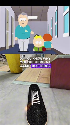 Butters joins a camp#CapCut #viral #entertainment #southpark #skate | butters christian camp