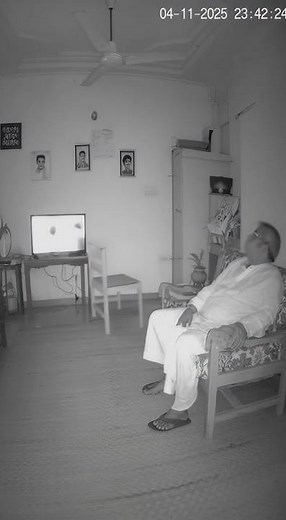 CCTV Footage Chair Moves on Its Own in Living Room (4K Night Vision) AI Generated