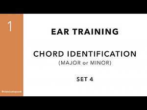 RCM Level 1 Chords (Ear Training - Major or Minor Triads) | Quick Set 4