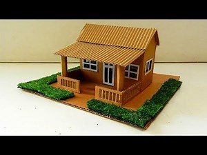 Cardboard House with Garden | DIY Easy Miniature Crafts #47