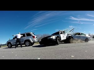 Crash Test - Patrol Car Struck From Behind at 67MPH