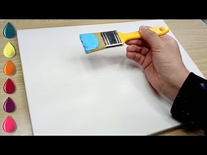 A Simple Old Country House / Acrylic Painting for Beginners