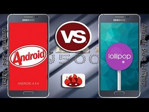 Samsung Alpha Lollipop 5.0.2 vs. Kitkat 4.4.4 on G850F