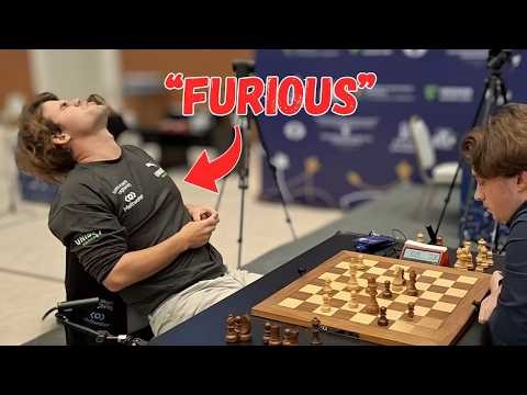 Magnus Can Be Extremely Angry Over a Small Mistake