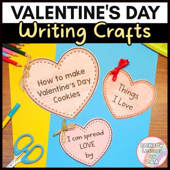 Valentines Day Writing Craft | Valentines Writing Activities | Writing Prompts