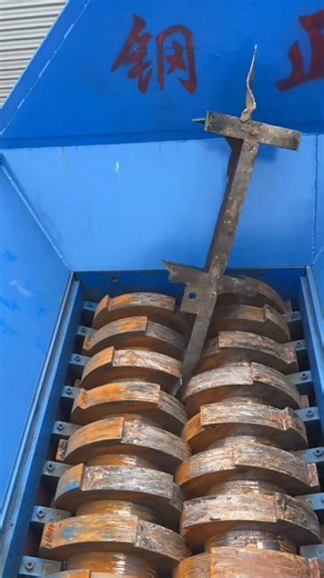 Shredding Thick Solid Metal! Extreme Industrial Power
