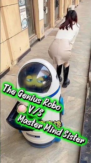 the genius robo vs master mind sister 😱😱