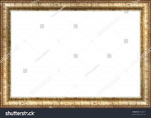 Antique Wooden Frame Guilded Pattern Stock Photo 1660617 | Shutterstock