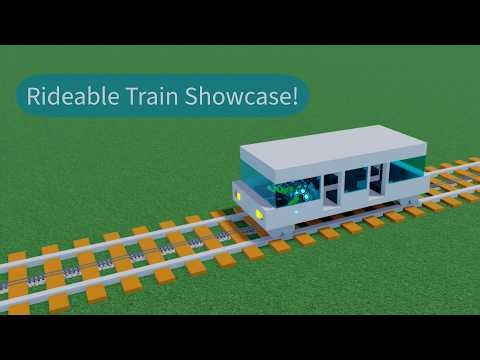 My Rideable Train Showcase | Roblox Ro-Scale Sandbox
