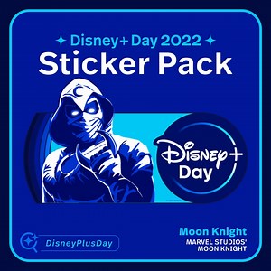 Absolutely stuck on these. 😍💙 Search #DisneyPlusDay to celebrate with new stickers! | Disney