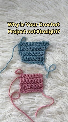 Why is your project not straight? this might be why. 👀 #beginnercrochet #crochet #howtocrochet #diy