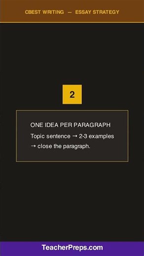 CBEST Writing Answer Strategy | Teacher Certification | #Shorts