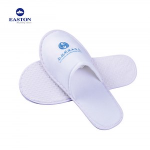 [Hot Item] White Hotel in-Room Premium Luxury Soft White Slippers