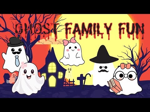 Ghost Family Halloween Song for Kids – Baby Ghost, Mommy Ghost, Daddy Ghost Fun!