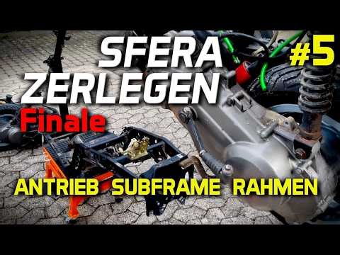 Piaggio Sfera NSL zerlegen: Der Rahmen ist BLANK! 🛠️💥 (Teil 5 - Finale) #Piaggio #Sfera #Roller