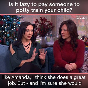Potty training your children: Is it ever ok to pay someone else to do it for you? Earlier we were joined by professional potty trainer Amanda and mum-of-one, Nilufer who who gave us their thoughts on the matter... | This Morning