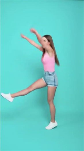 Kick into splits by an ai girl #viral #fightingskills #wwe #ai #nxtstandanddeliver #nxtuk #nxtwargam