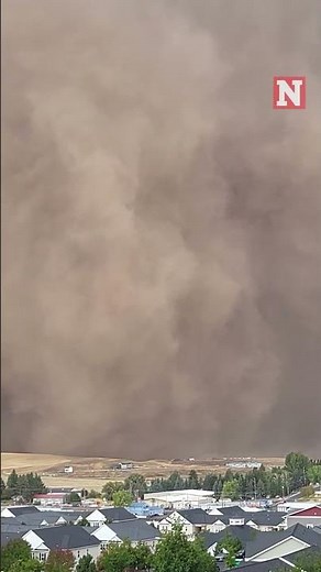 Watch Idaho Town Being Engulfed By Giant Dust Storm