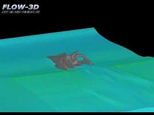 Earthrace simulated with CFD software.