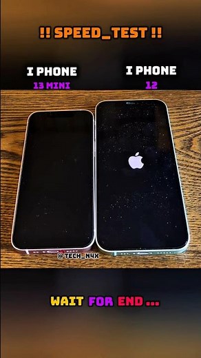 🚀 I PHONE 13 MINI vs I PHONE 12 SPEED TEST !! 🔥
