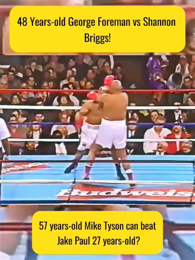 316K views · 1.1K reactions | Best Match Boxing!! George Foreman vs Shannon Briggs壘 #boxing #Kickboxing #fighter #petarung #viral | Hexazz Game | Facebook