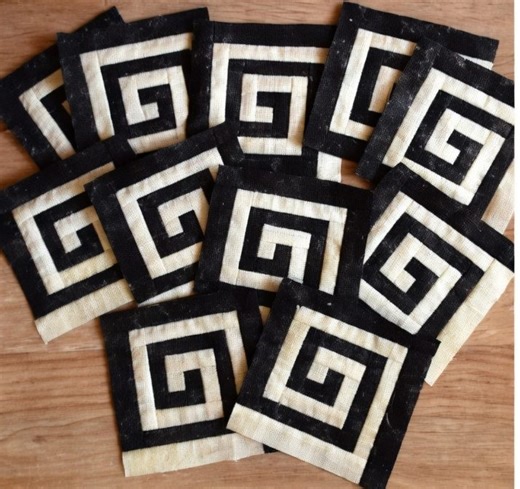 Greek Key Quilt Block Pattern - harmonythreads.dicasdorei.com