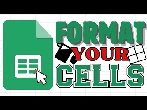 How to Format your Cells in Google Sheets (Borders and Colors)