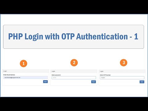 PHP Login with OTP Authentication - 1