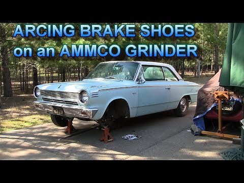 Arcing Brake Shoes with an AMMCO Grinder