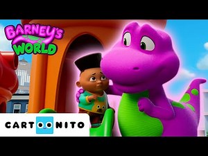 Little By Little 💜 Meet Barney | Barney's World | Cartoonito