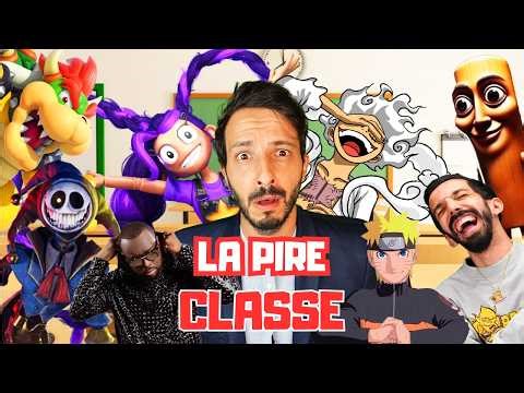 THE WORST CLASS IN FRANCE! TIKTOK COMPILATION (with Poppy Playtime, memes, manga, rappers, etc.)