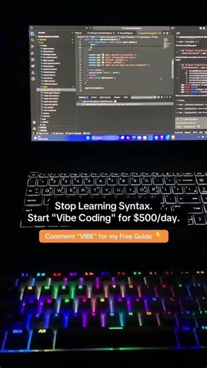 Stop Learning Syntax. Start "Vibe Coding" #coding #webdeveloper
