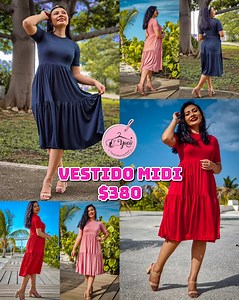 🔥Hermoso Vestido Midi de Paneles🛍️ 🔥 Color Azul Marino, Rojo y Palo de Rosa - $380 Talla XS, S, M, L y XL (Consulta la disponibilidad) Nos encontramos en Mérida, Yuc. Recuerda que tenemos envíos a todo México📦✈️. Compra de manera segura a través de nuestra pagina web. www.oyuca.com o mándanos un mensaje y cotiza el envío con tu códugo postal. Si Vives en Mérida, Píde nuestro cómodo servicio de #TiendaMovil para la ciudad de Mérida. Donde podrás probarte SIN COMPROMISO Y SIN PRESIONES antes d