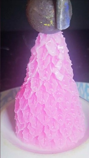 Insane Melt: Hot Bolt Sinks into Ice Tower! #ViralASMR