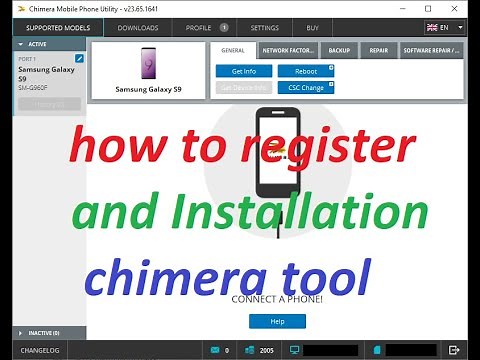 how to register and Installation chimera tool