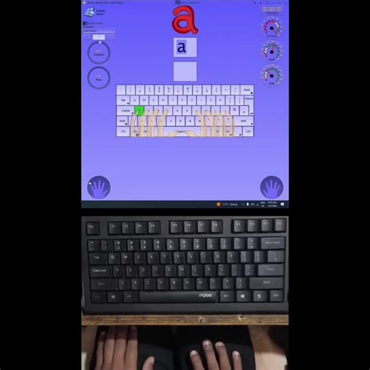 a to z small alphabet typing