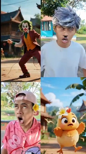 ORIGINAL VS ANIMASI | Bunga legenda 🌸 CC ‪@alfajackcomedy‬ #anakayam #remix