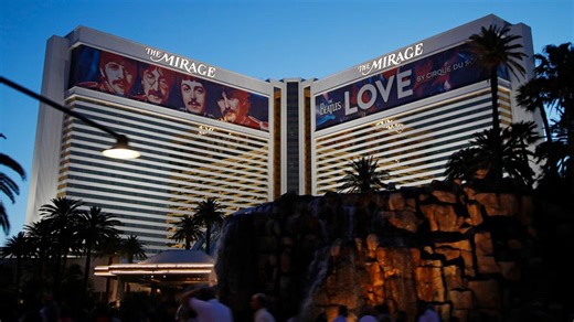 The Mirage casino on the Las Vegas Strip is closing
