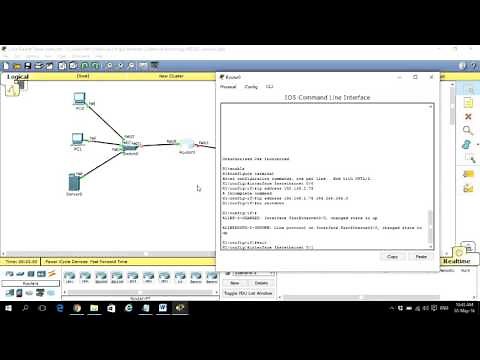 Packet Tracer Configure IP address on Router Interfaces