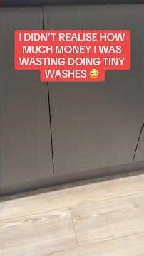 Save water, energy & space with this compact portable washing machine 💧